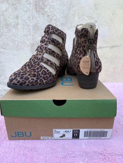 JBU Zia Leopard Ankle Bootie Size 11