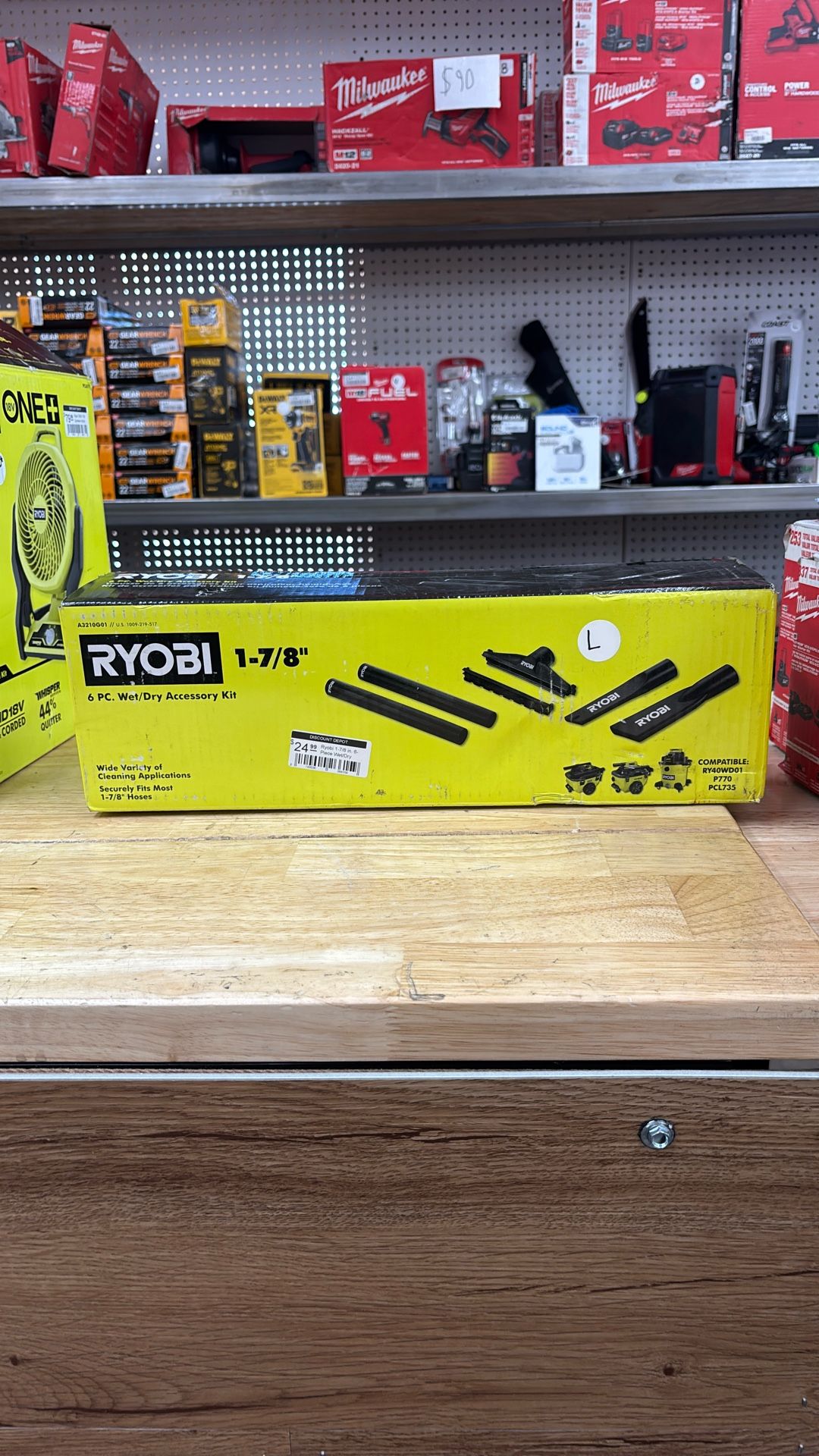 Ryobi 1-7/8 in. 6-Piece Wet/Dry Accessory Kit