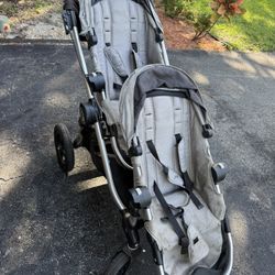 City Select Baby Jogger Double Stroller (And Stroller Insert)  – Converts to Single