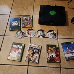 Xbox with the games