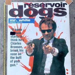 Huge Vintage Reservoir Dogs Harvey Keitel Mr White Poster