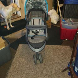 Very clean and gently used baby trend stroller