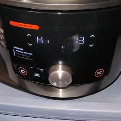 Ninja OL701 Foodi 14-in-1 SMART XL 8 Qt. Pressure Cooker Steam Fryer with SmartLid & Thermometer