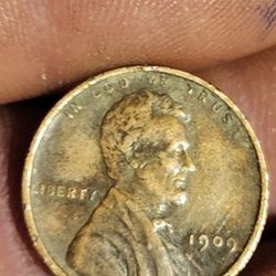 1909 VDB ONE CENT COIN