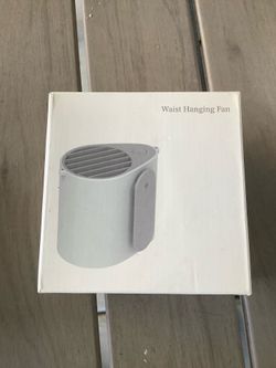 Portable waist hanging fans