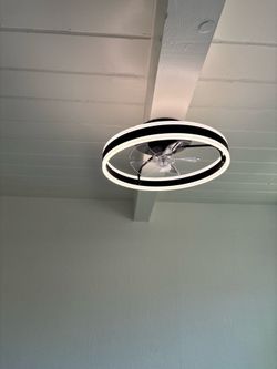 Ceiling fan with led lighting