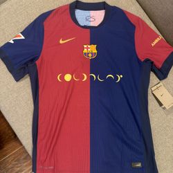 FC Barcelona Coldplay Nike Authentic Match Jersey Large