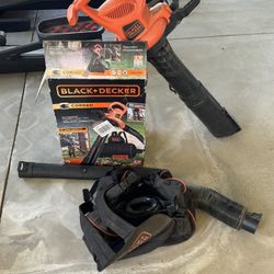 Black & Decker Corded Blower And Leaf Vacuum