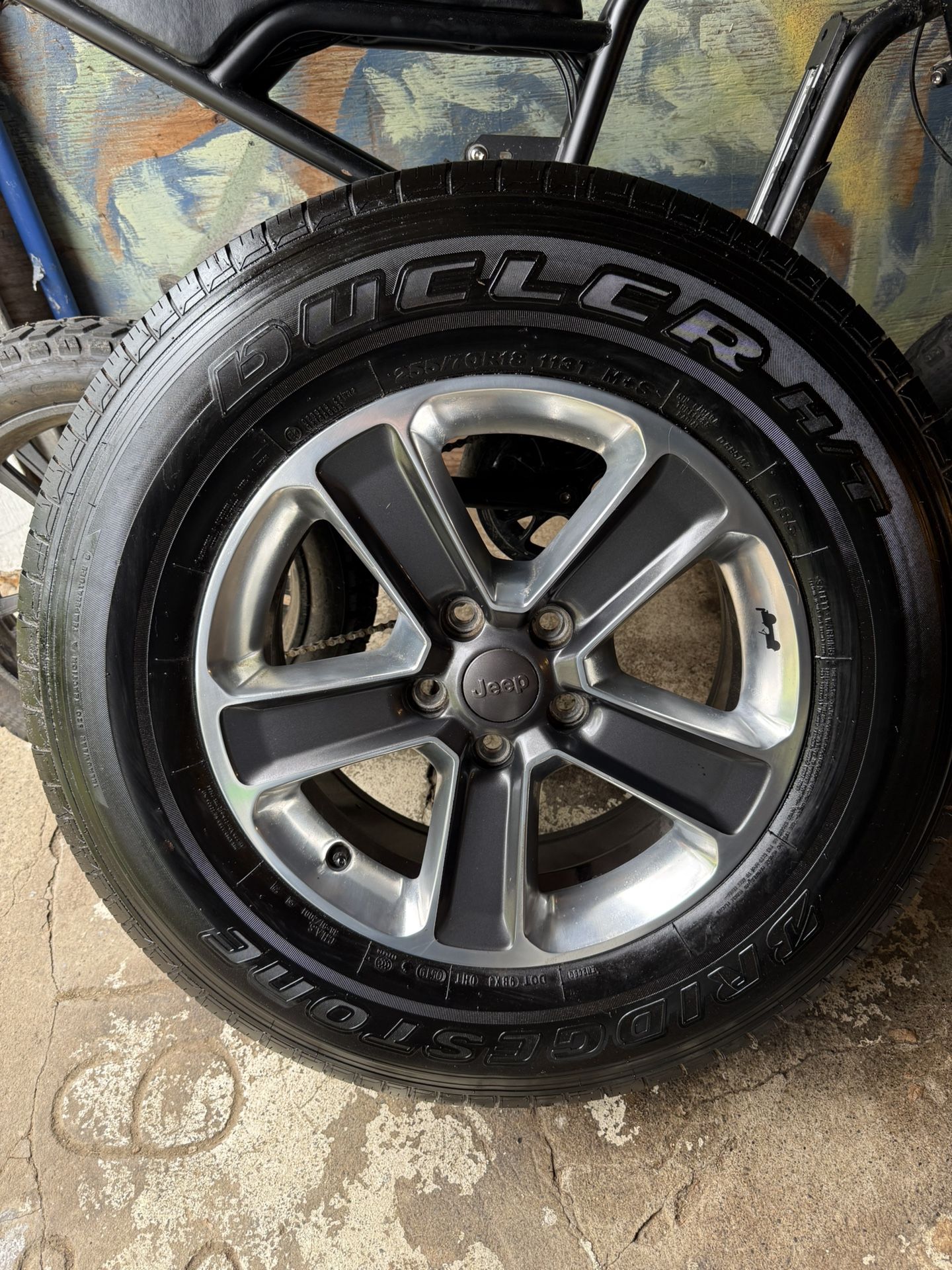 Jeep Rims And Tires - Set Of 5