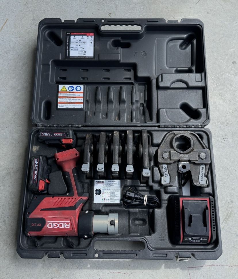 Ridgid RP 350 Press Tool Kit