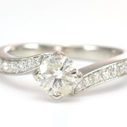 Platinum And Diamond Ring With Appraisal 