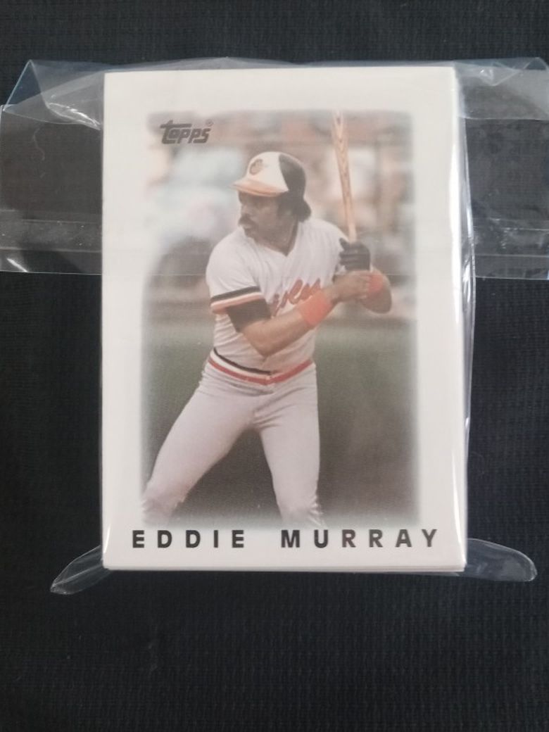 Complete Set Of 66 Topps Mini Baseball Cards 1986