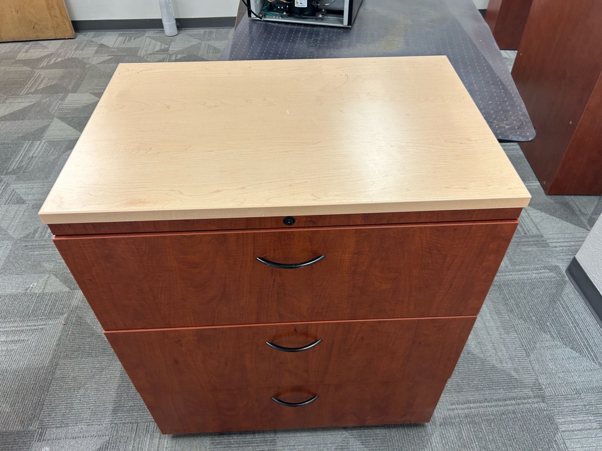 Beautiful Executive Large 3 Drawer File Cabinet β Heavy Duty Quality Wood β Delivery Available