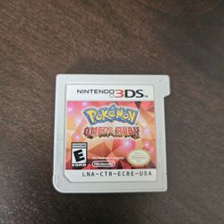 Pokemon Omega Ruby Cartridge Nintendo 3DS