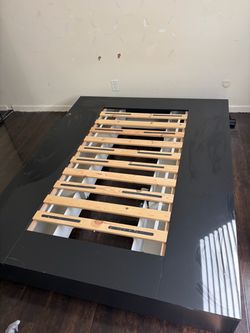 IKEA bed frame with drawers