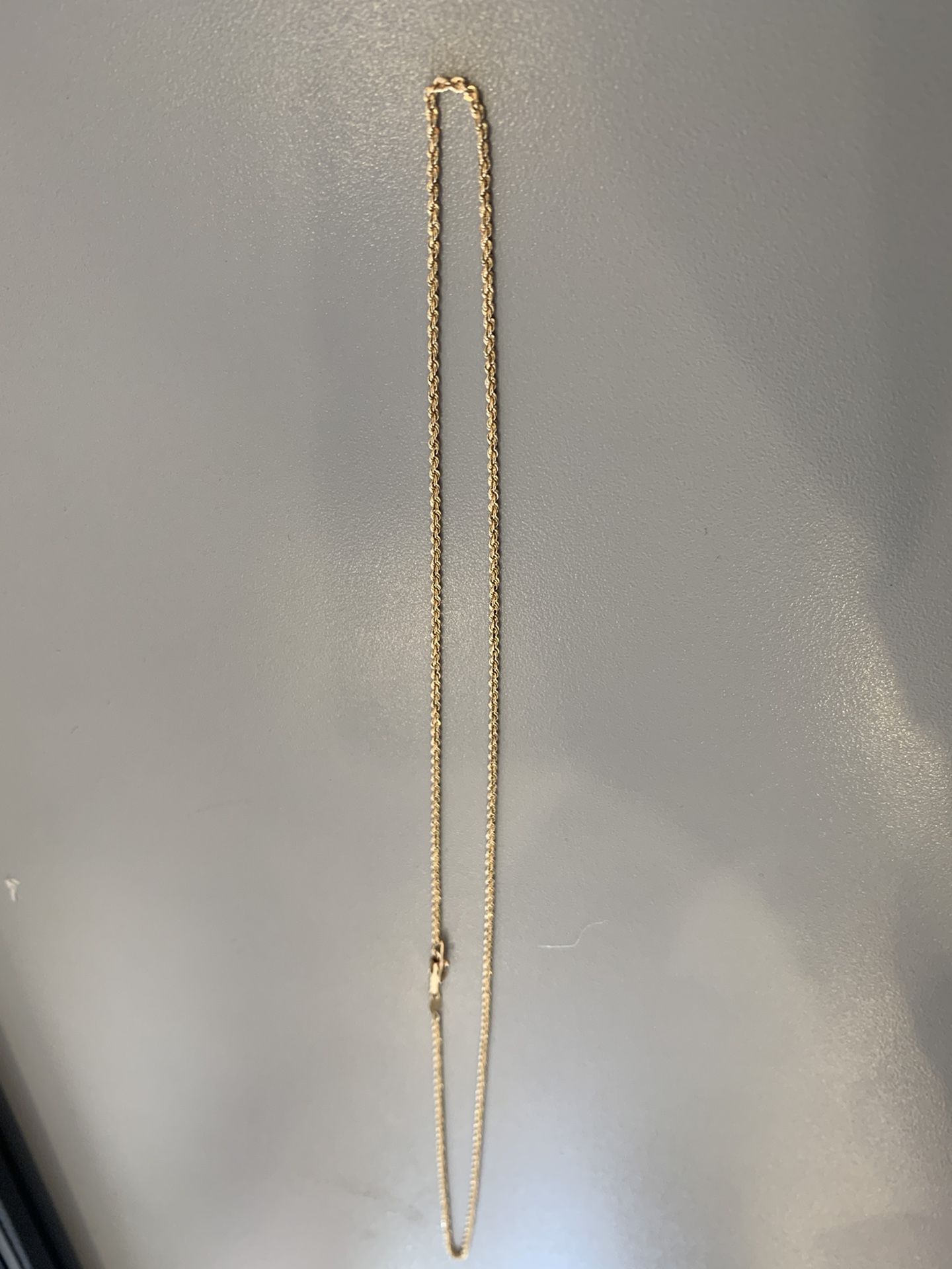 14k gold rope chain (Real Gold)