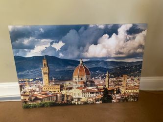 Florence Cathedral Framed Canvas Wall Art
