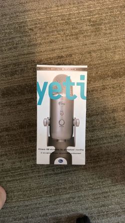 Blue Yeti Professional Recording Mic