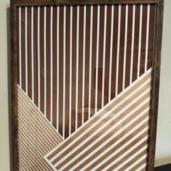 Framed Geometric Print