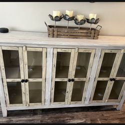 Rustic Solid Wood Sideboard/ Buffet 