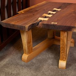 Live Edge Walnut Table 