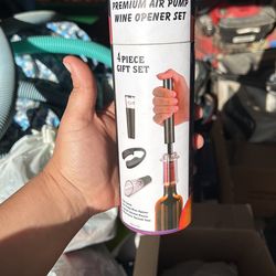 Premium air pump, wine opener sent