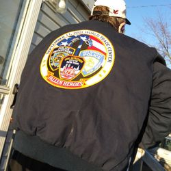 9/11 Patch On Back Of X Large Men's Jacket