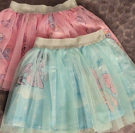 2 Girls Size 6-6x My Little Pony Tutu Skirt