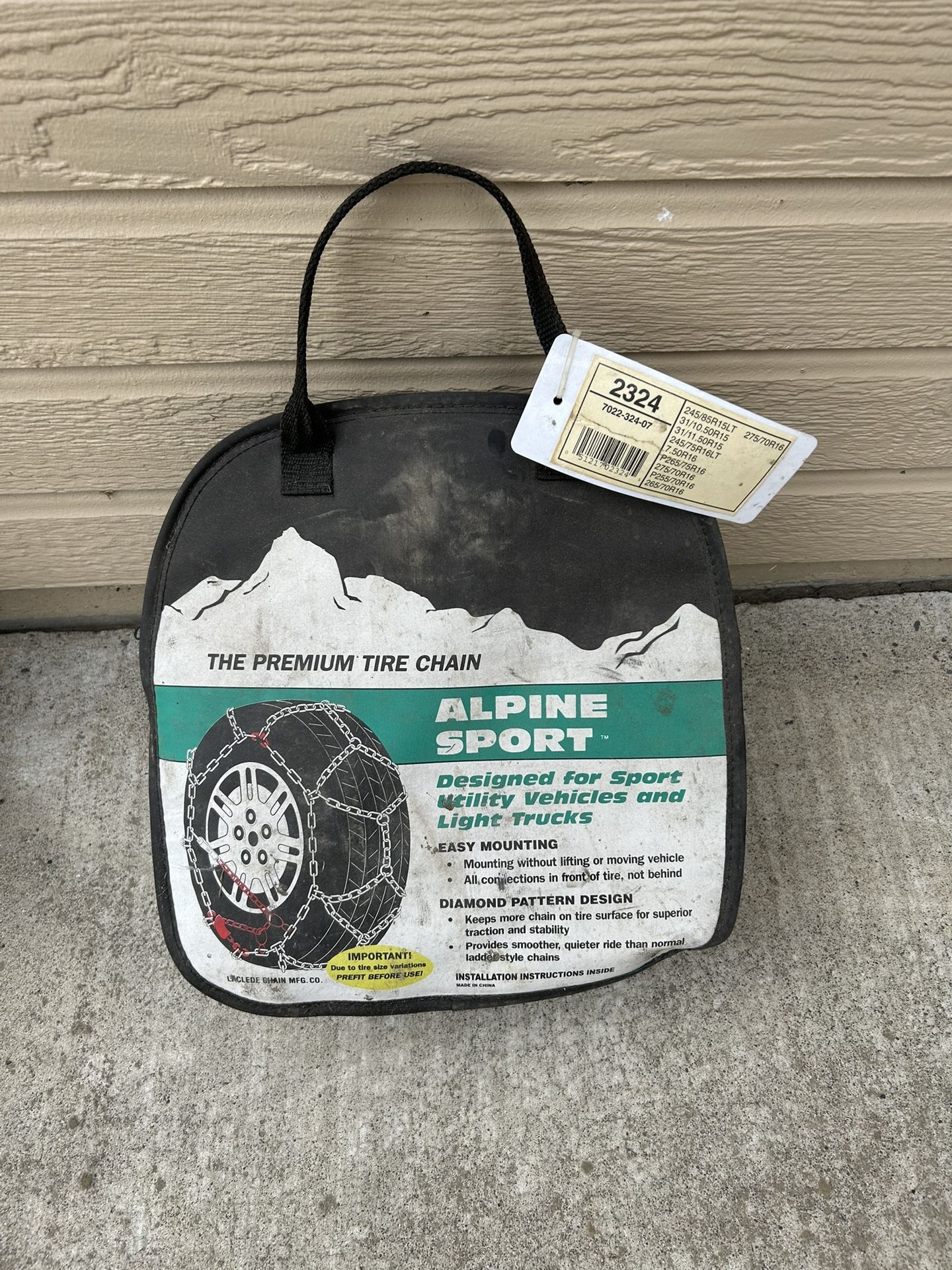 Winter tire chains