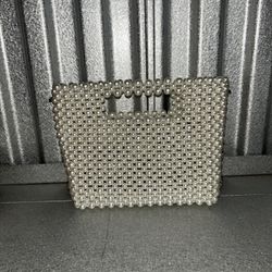 Dolce Vita Chic Pearl Beaded Clutch