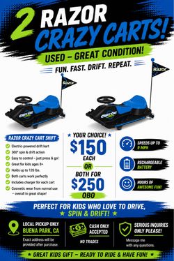 Crazy Cart drifters