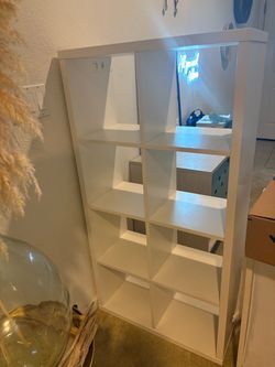 White shelving - shelves / buffet