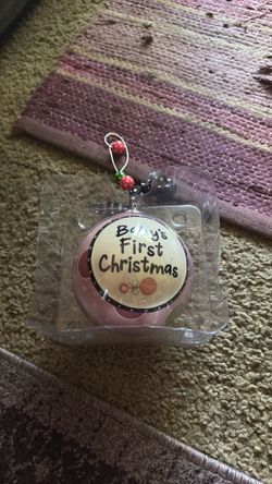 Baby Christmas ornament