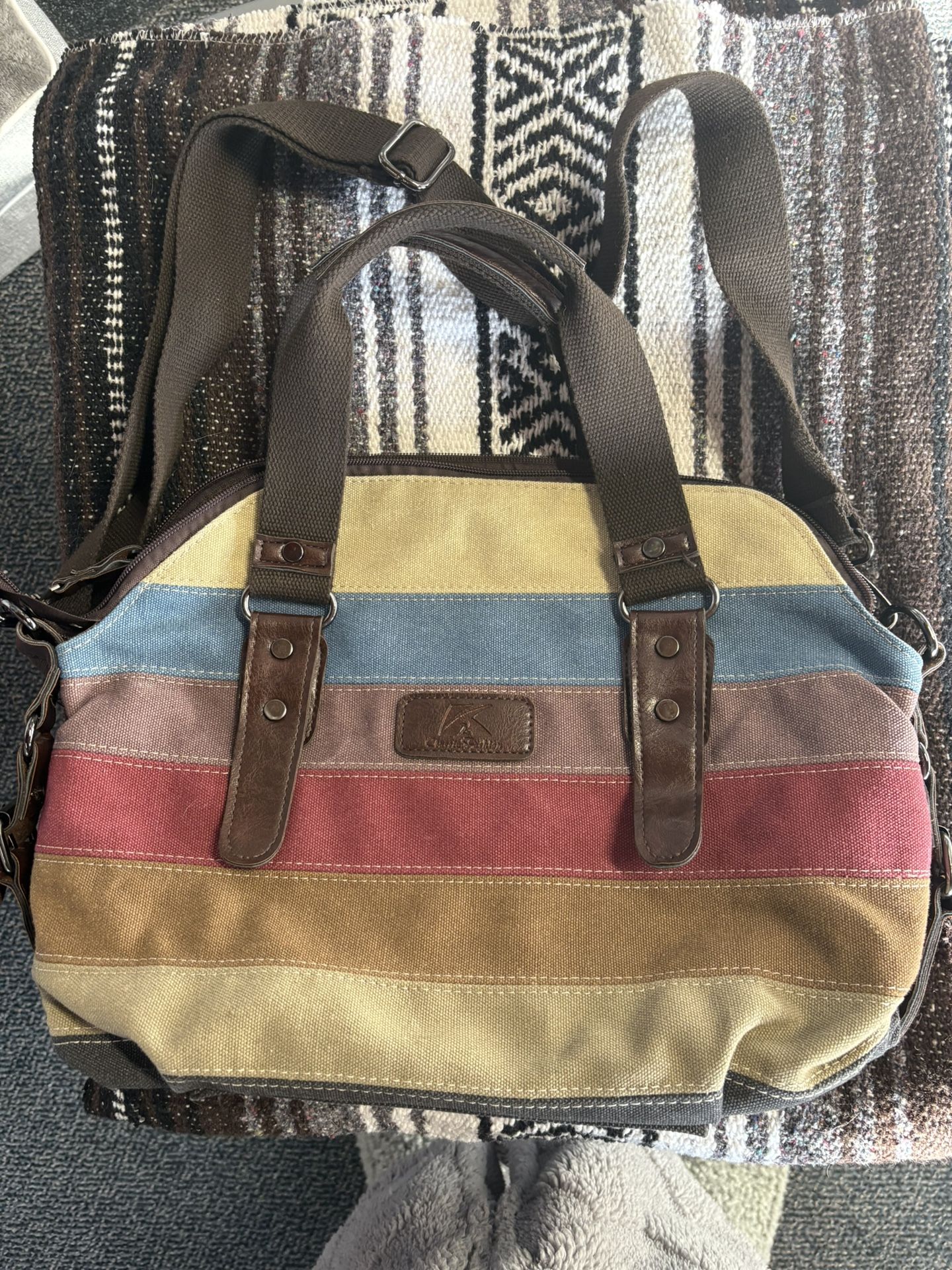 Multi Color Tote Bag