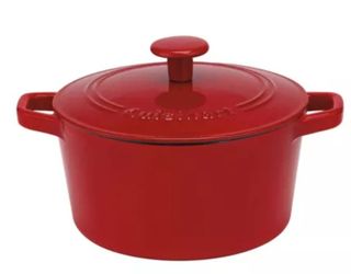 Cuisinart Chef's Classic 3qt Red Enameled Cast Iron with Cover
