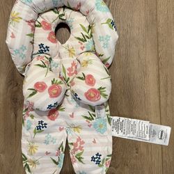 Boppy Head And Neck Support Pink Stripe Flowers