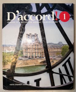 D'accord! 1 French Textbook Vista Higher Learning