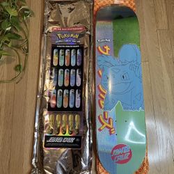 Santa Cruz X Pokemon Skateboard Deck Ivysaur