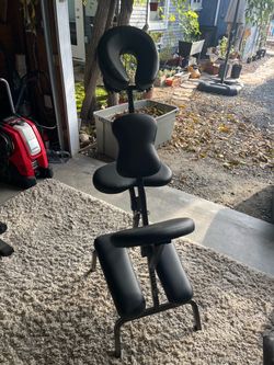 Like New Portable Massage Chair with Face Cradle