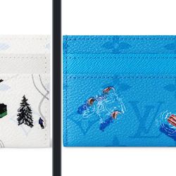 Colorful handmade card holders