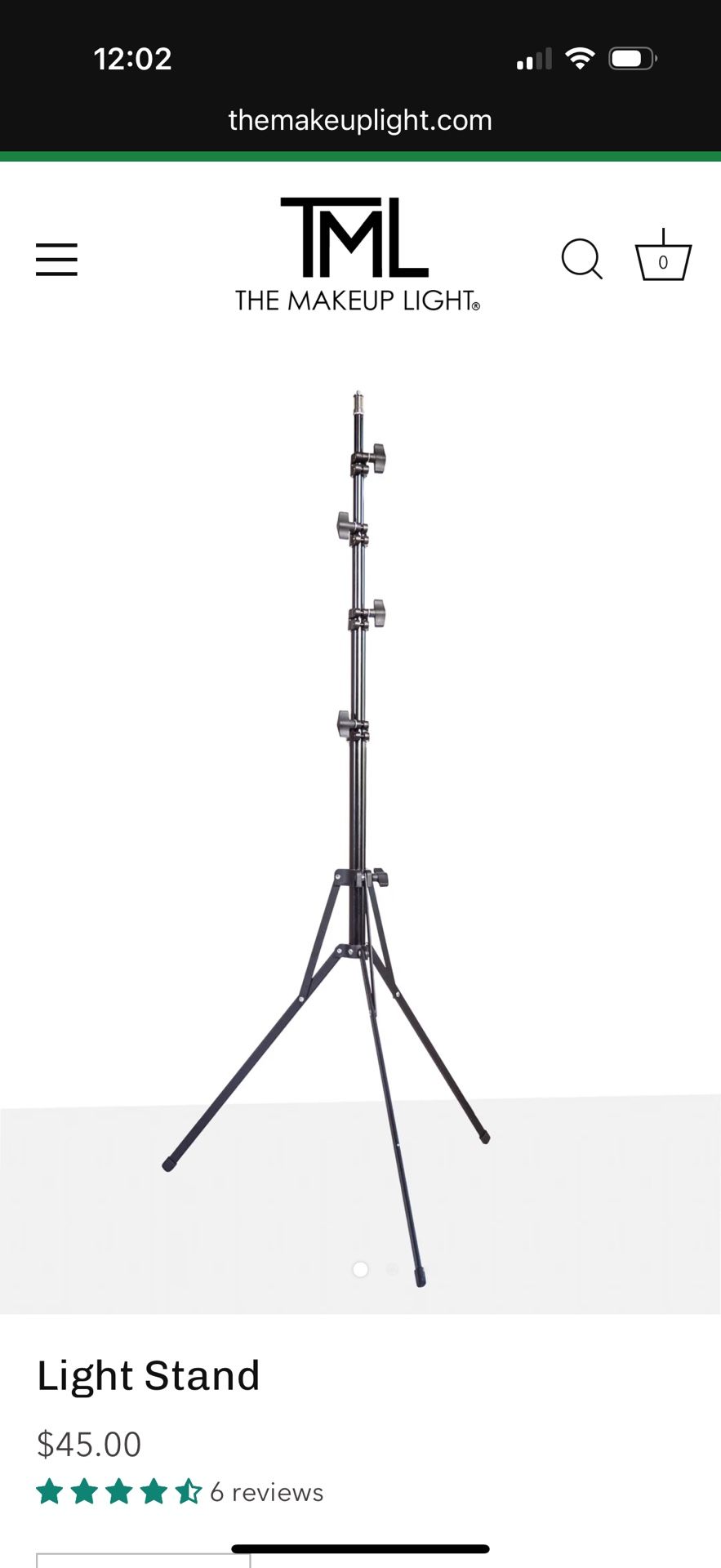 THE MAKEUP LIGHT Stand