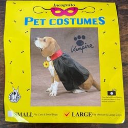 Dog Costume Vampire size Large just $3 xox
