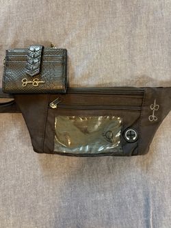 Jessica Simpson bag + wallet