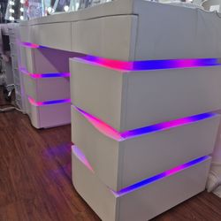👑 SlayStation® Nebula Vanity Table with RGB Light, Only Desk, New in the Box.
