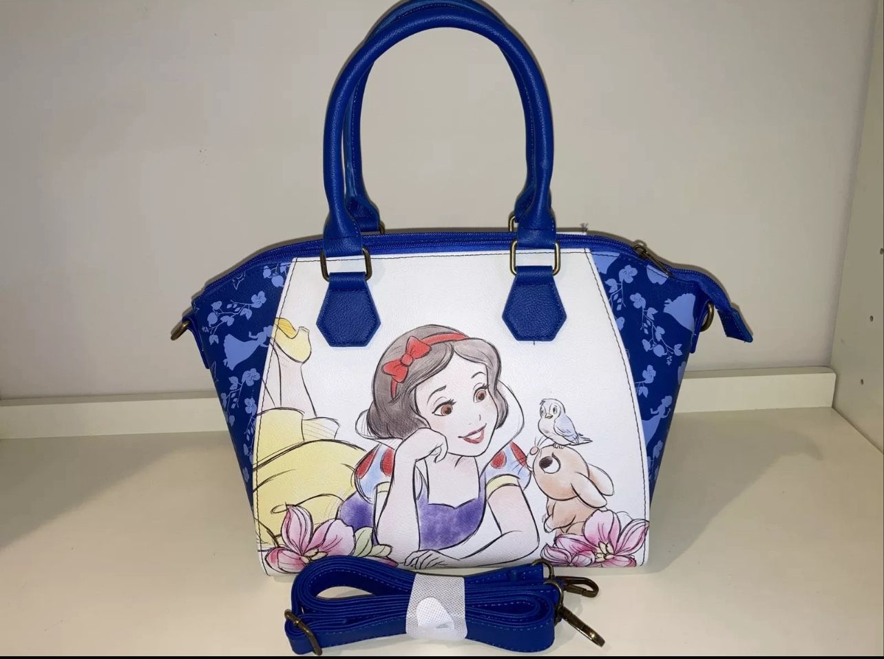 New without Tags Loungefly Disney Princess Snow White Bow Sketch
