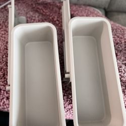 Under sink mountable drawer organizers