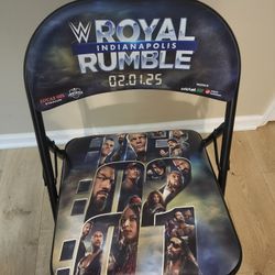 2025 WWE ROYAL RUMBLE FLOOR CHAIR - JOHN CENA'S FINAL RUMBLE - WRESTLING