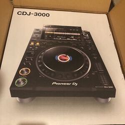 Pioneer DJ CDJ-3000 Professional DJ Multi Player Black 100V NEW