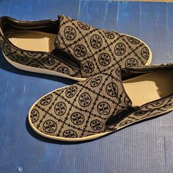 Tory Burch - T Monogram Navy / Perfect Navy Slip On Sneakers