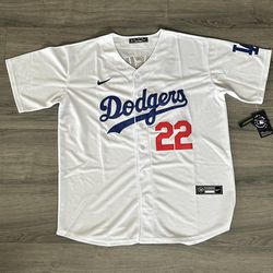 Clayton Kershaw Dodgers White Jersey #22 SIZES AVAILABLE 